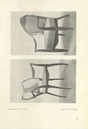 Sessel und Fauteuil.