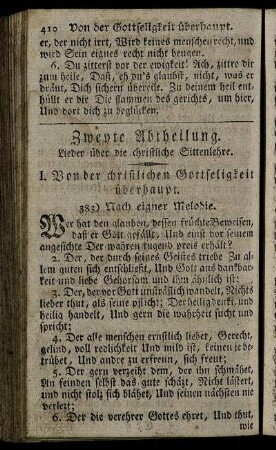 I. Von der christlichen Gottseligkeit überhaupt