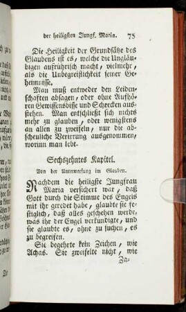 Sechszehntes Kapitel. - Das zwey und zwanzigste Kapitel.
