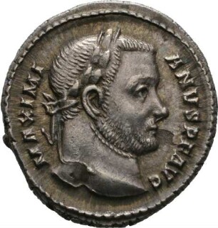 Münze, Argenteus, 305 - 307