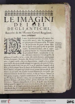 Le Imagini de i Dei De Gli Antichi