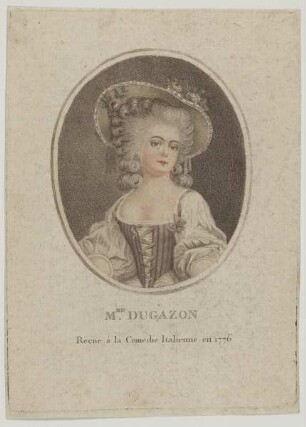 Bildnis der Mme. Dugazon