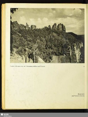 Vordere Schrammsteine mit Schrammtorwächter und Torstein