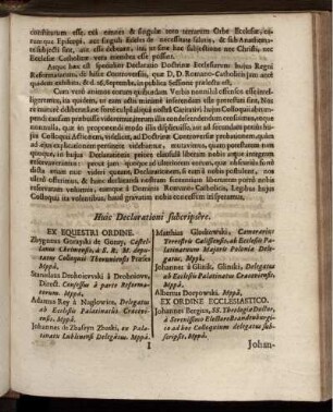 Huic Declarationi subscripsere