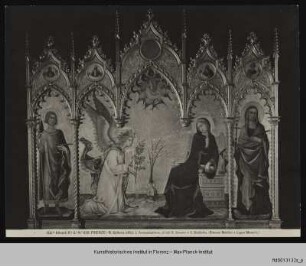 Verkündigung und Heilige - Verkündigung und Heilige (Ansanus-Altar)