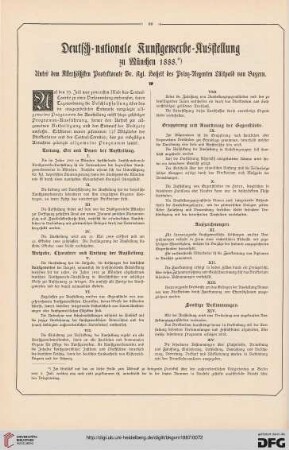 Deutsch-nationale Kunstgewerbe-Ausstellung zu München 1888, [3]