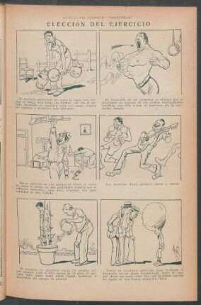 Elección del ejercicio - [Cómic] : Manual del perfecto "sportsman"
