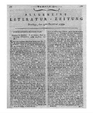 Monatschrift von und für Mecklenburg. - Schwerin : Bärensprung St. 1.-2. 1788
