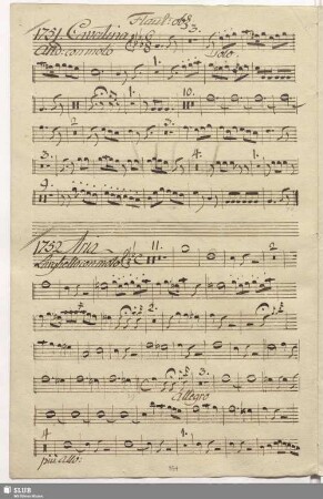 1751. Aria: Mentre giro il colle / Cimarosa, D.