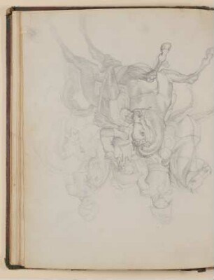 Drei Reiter [aus einem Skizzenbuch von unbekannter Hand, evtl. des Louis Thomassin]