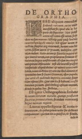 De Orthographia.