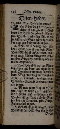 Oster-Lieder. - Pfingst-Lieder.