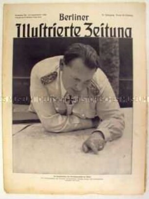 Wochenzeitschrift "Berliner Illustrierte Zeitung" u.a. mit Berichten über deutsche Panzergrenadiere und Gebirgsjäger