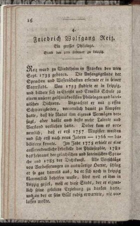 4. Friedrich Wolfgang Reiz.
