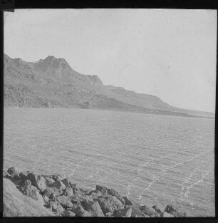 En Dschidi [En-Gedi] von S. - Totes Meer m. Schaumstreifen