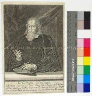 Porträt des Theologen Salomon Glaß