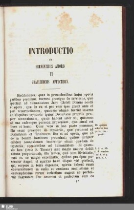 Introductio de Ferventibus Amoris Et Gratitudinis Affectibus