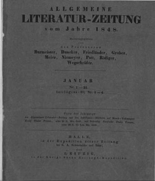 Titelblatt Januar