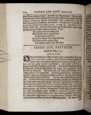 Festo Joh. Baptistæ.