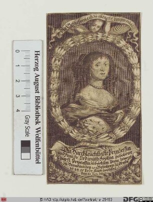 Bildnis Erdmuthe Sophie, Markgräfin von Brandenburg-Bayreuth, geb. Prinzessin von Sachsen