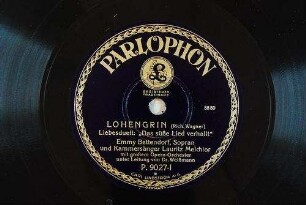 Lohengrin : Liebesduett "Das süße Lied verhallt" / (Rich. Wagner)