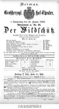 Der Wildschütz