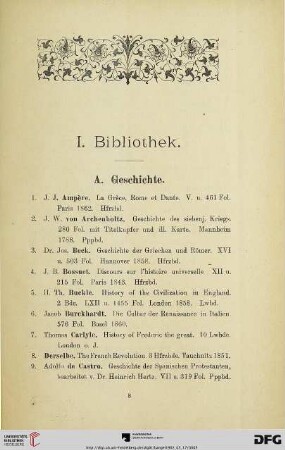 Geschichte (Nr. 1-87)