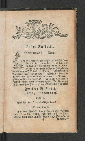 [Erster Auftritt. - Fünfter Auftritt.]