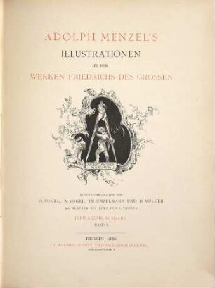 Adolph Menzel's Illustrationen zu den Werken Friedrichs des Grossen, 1