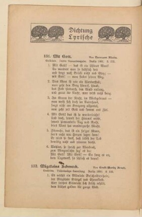 Lyrische Dichtung