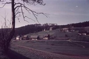 Erzgebirge. Dorfansicht