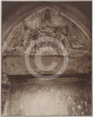 Tympanon des Nordportals der Klosterkirche Trebnitz