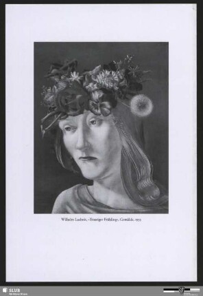 Wilhelm Lachnit, "Trauriger Frühling", Gemälde, 1933