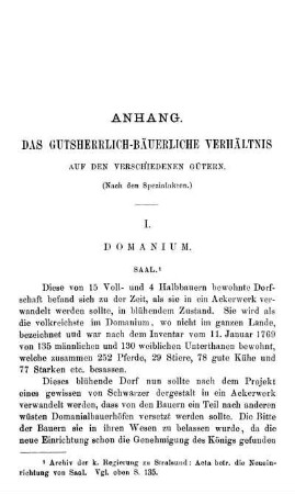 I. Domanium