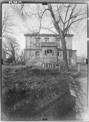 Dresden-Neustadt, Radeberger Straße 25. Wohnhaus (1871). Gartenfront
