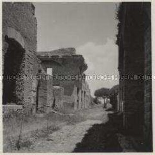 Rom, Ostia Antica, Via della Casa di Diana
