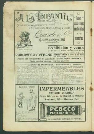 Anécdotas infantiles - Una advertencia