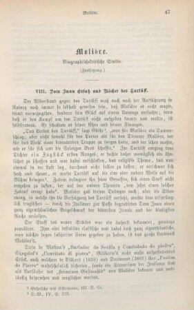 47-55 Molière : biographisch-kritische Studie : Fortsetzung