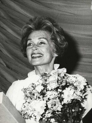 Lilli Palmer. Verleihung Filmband in Gold, IFF 1978
