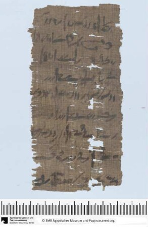 Demotischer Papyrus, Hochformatbrief von Harnuphis an den vorgesetzten Lesonis-Priester Spotus