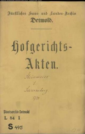Steinmeier, Konrad gegen Kord Henrich und Konrad Schierenberg, Brüder - Näherrecht