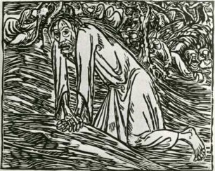 Ernst Barlach, Christus in Gethsemane, 1919