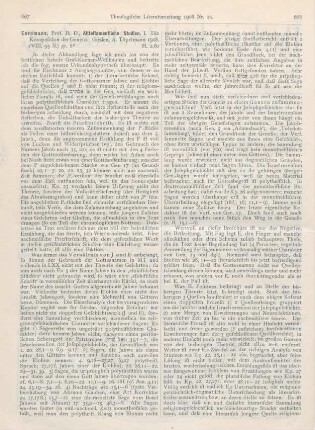 667-669 [Rezension] Eerdmans, B. D., Alttestamentliche Studien. I. Die Komposition der Genesis