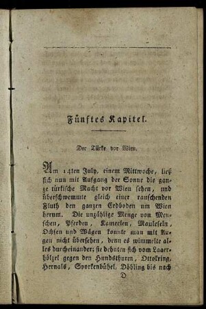 Fünftes Kapitel. Der Türke von Wien. - Achtes Kapitel. Ladislaus Görgeny.