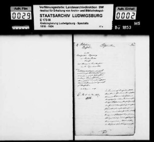 Beschwerde des Gemeinderats zu Nordhausen gegen die verfügte bürgerliche Aufnahme der Anna Maria Schneider, verheiratete Moser von Obereisesheim, Oberamt Heilbronn
