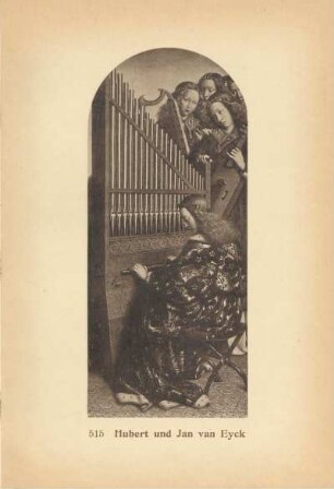 Hubert und Jan van Eyck. Die musizierenden Engel. 515