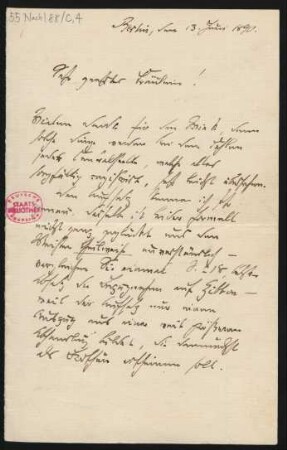 Brief an La Mara : 13.06.1890