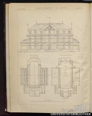 Planche No. 61 Cercle Franklin au Havre