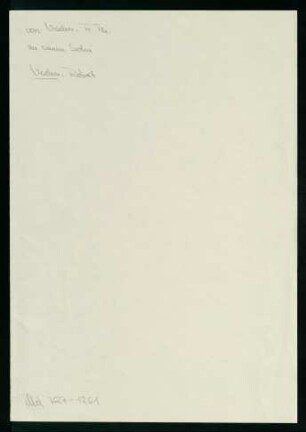 Briefe von Fr. Th. Vischer an Robert Vischer