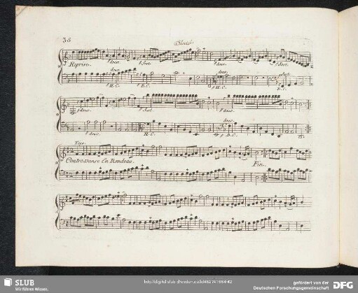 Contre-Danse en Rondeau: Chantons Bacchus chantons Momus